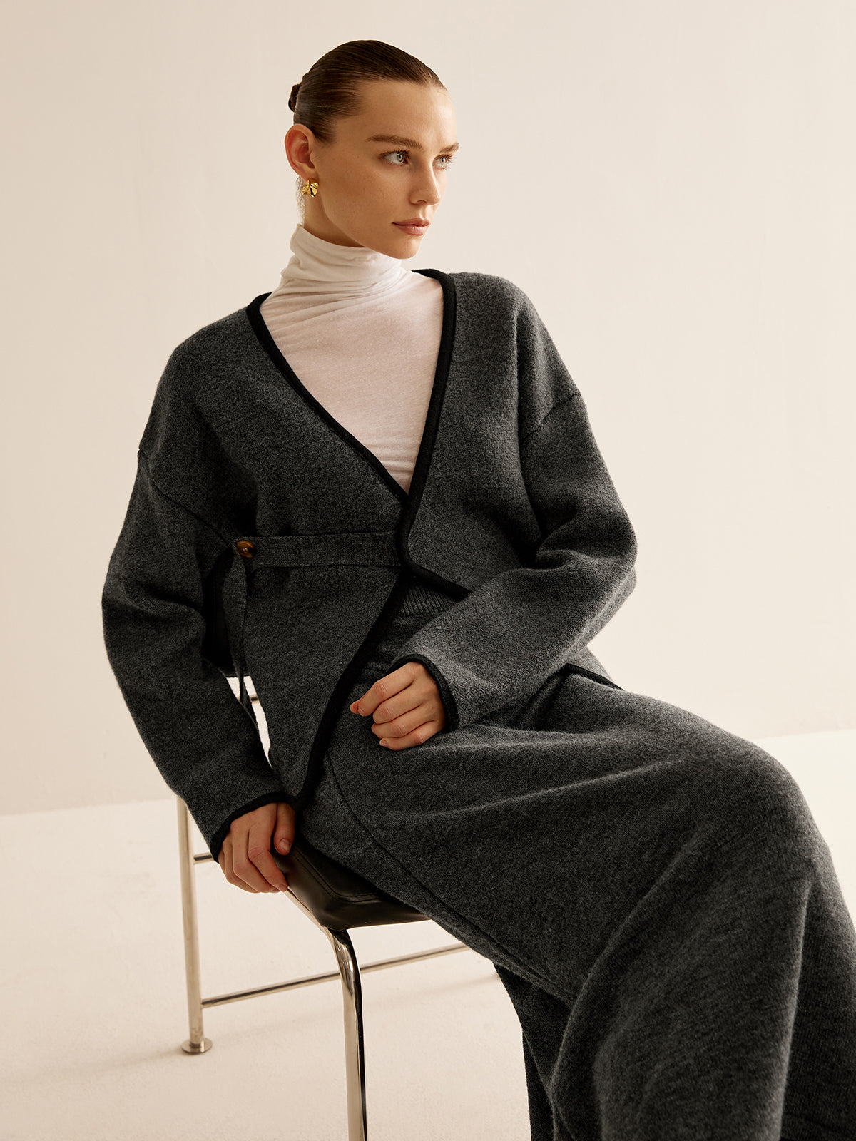 Kontrast Yan Borulu Kemerli Kazak Koordinatları