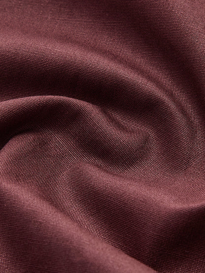 Vücuda Oturan Asimetrik Yaka Uzun Kollu Kıvrımlı Uzun Elbise