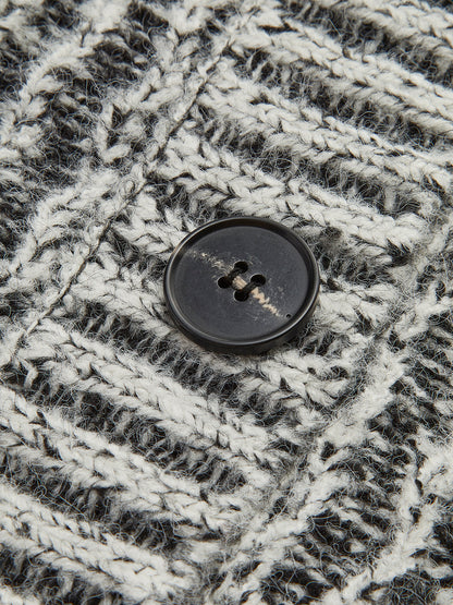 Vintage Cepli Bol Örgü Dış Giyim