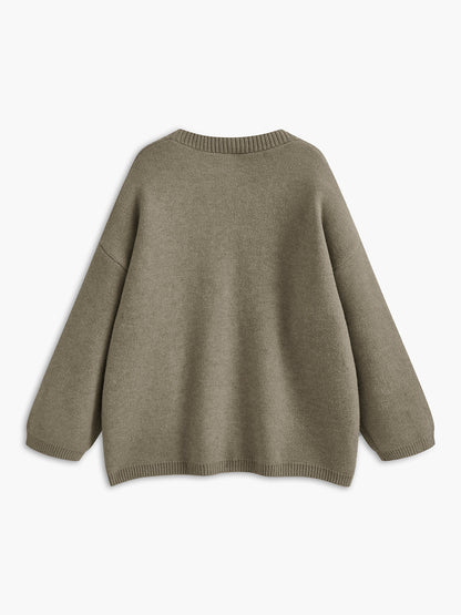 Çok Yönlü Cepli Büyük Boy Kardigan