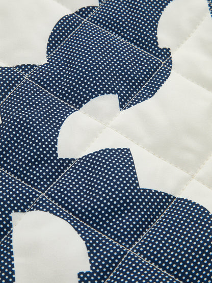 Renk Blok Baskılı Sıcak Ceket