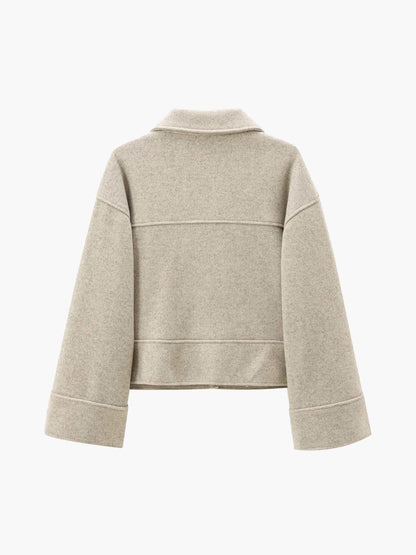 Şık Göğüslü Yaka Ceket