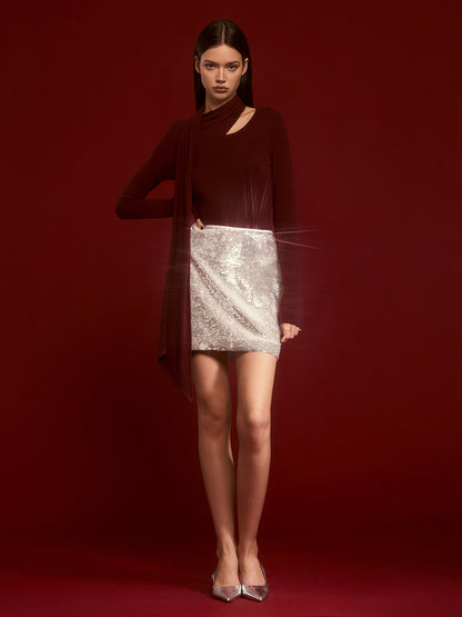 Minimalist Atkılı Jersey Üst