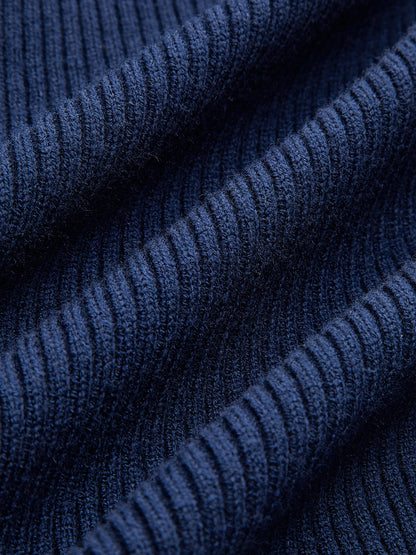 Renk Blok Düğme Paneli Hırka