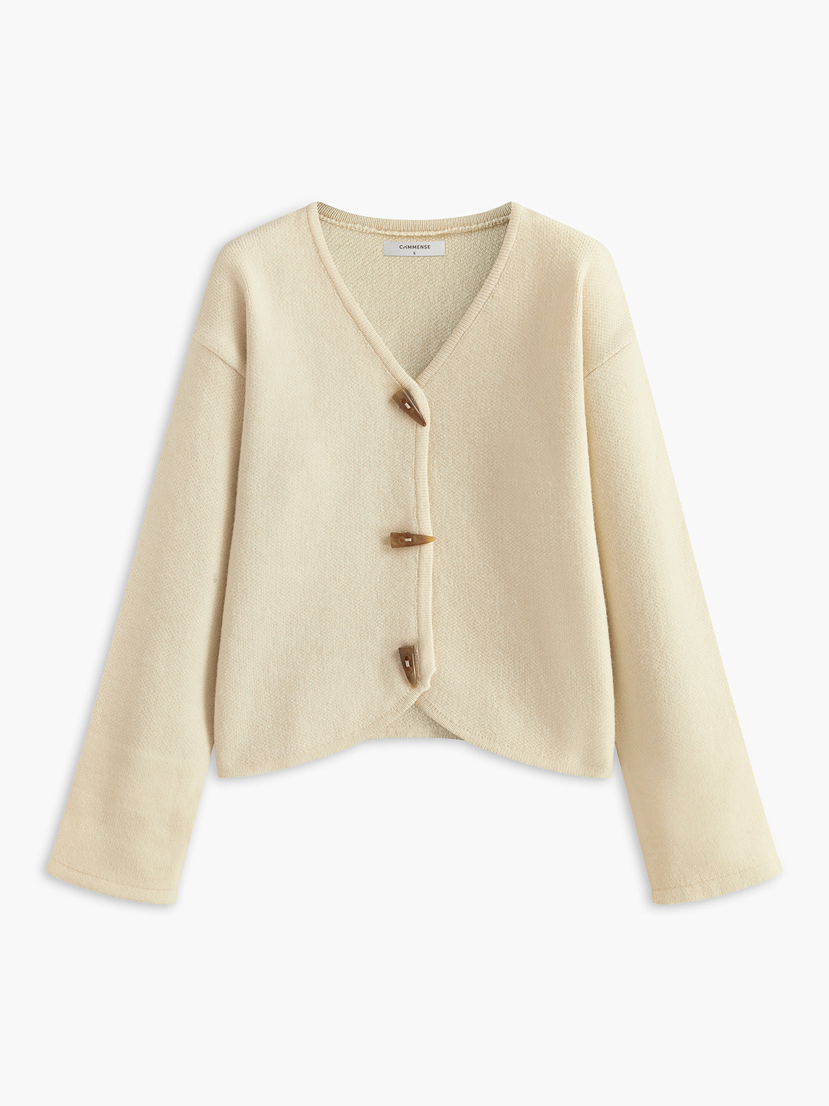 Romance Düğmeli Drapeli Hırka