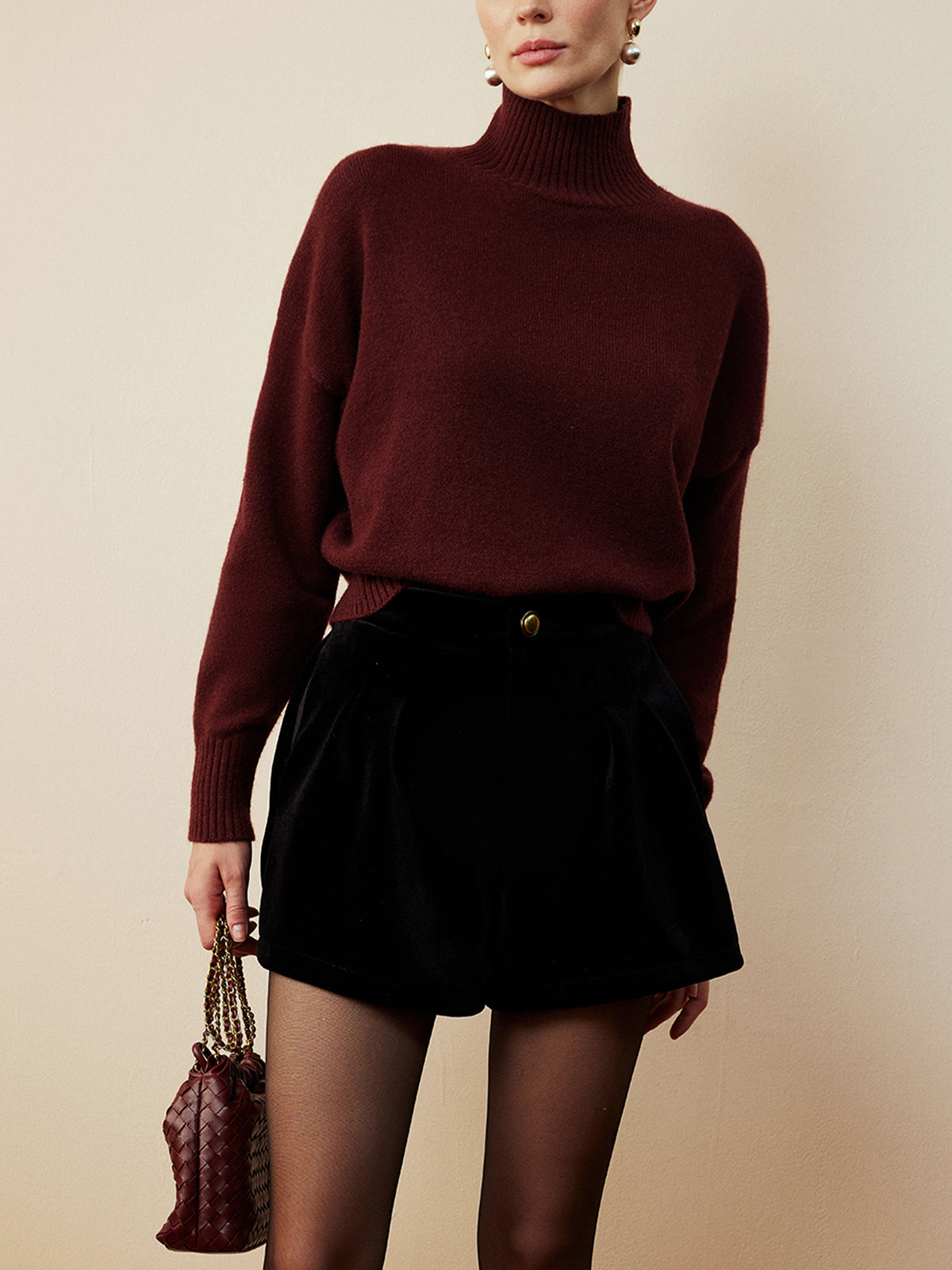 Şık Balıkçı Yakalı Sweatshirt