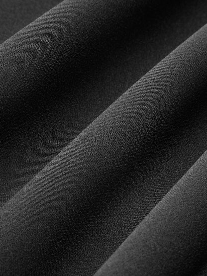 Fiyonklu Dekor Kesik Pileli Askılı Kısa Elbise