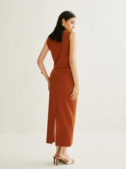 Düğmeli Kolsuz Yelek