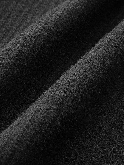 Orta Bel Tweed Cepli Geniş Paça Şort