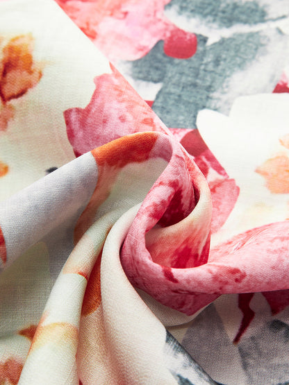 Çiçek Desenli Kolsuz Şort Takımı