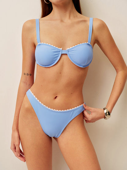 Taraklı Kesim Bikini Takımı