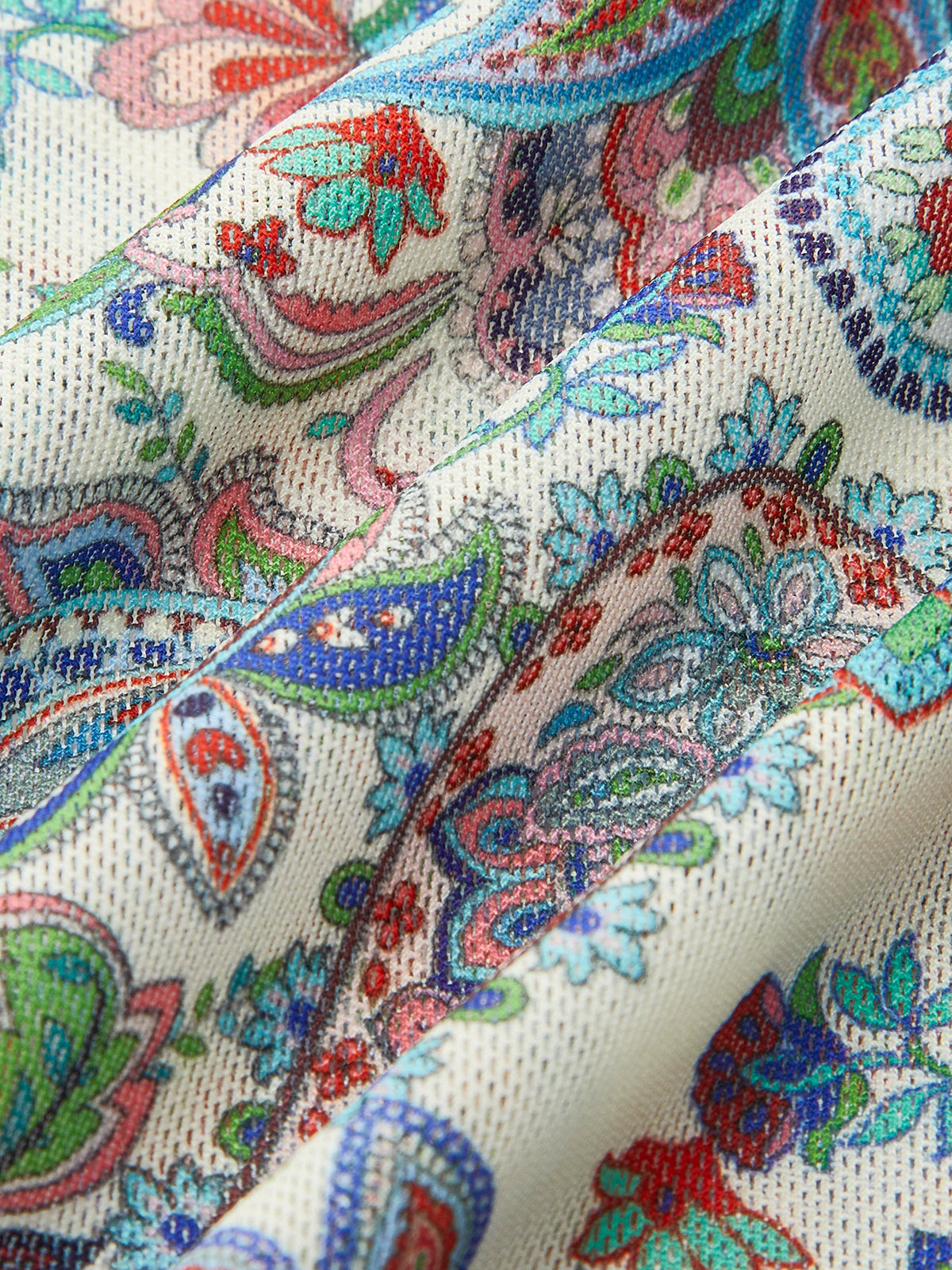 Paisley Desenli Bağlamalı Bikini Takımı