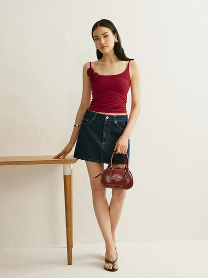 Çiçek Detaylı Atlet Üst