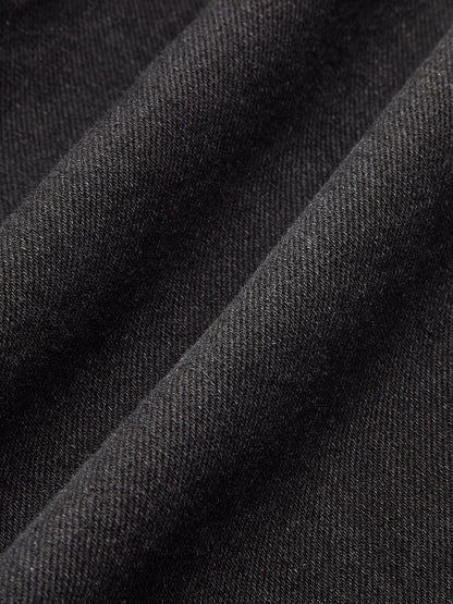 Orta Bel Renk Bloklu Kot Pantolon