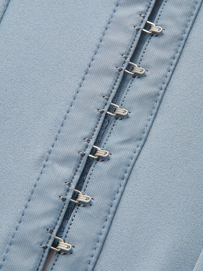 Dantel Kenarlı Kalp Yaka Fiyonk Detaylı Korse