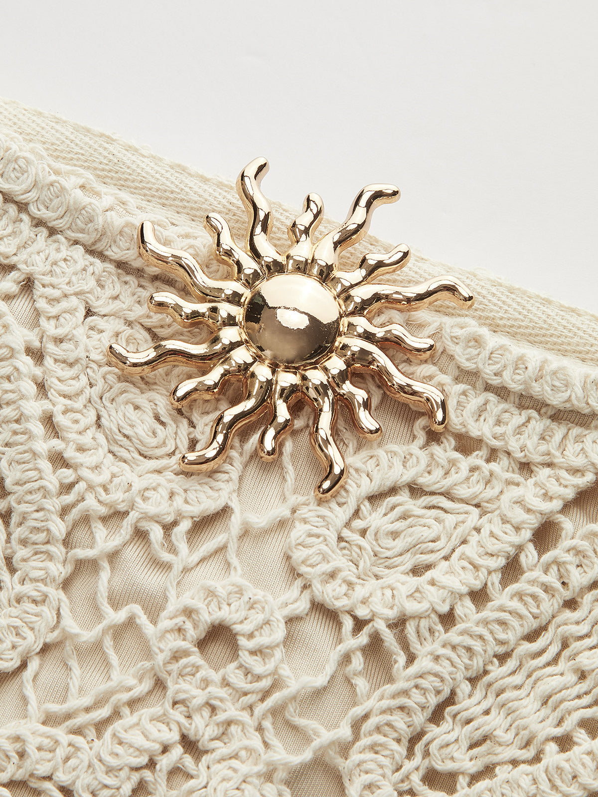 Pamuklu Tığ İşi Dantel Yarı Şeffaf Etek