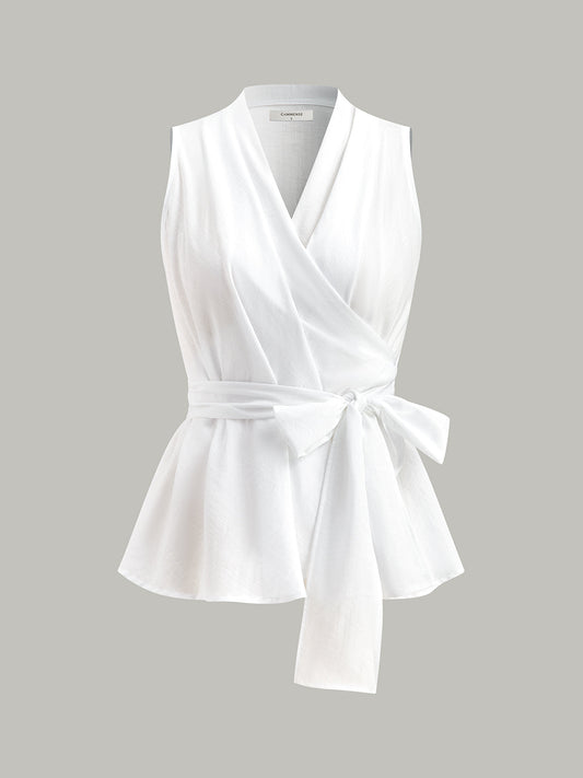 Sarma Bağlamalı Peplum Üst