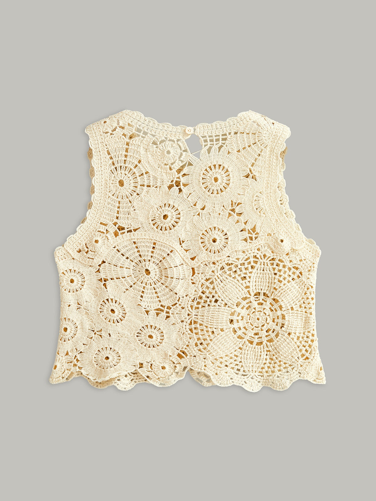 İşlemeli Tığ İşi Üst