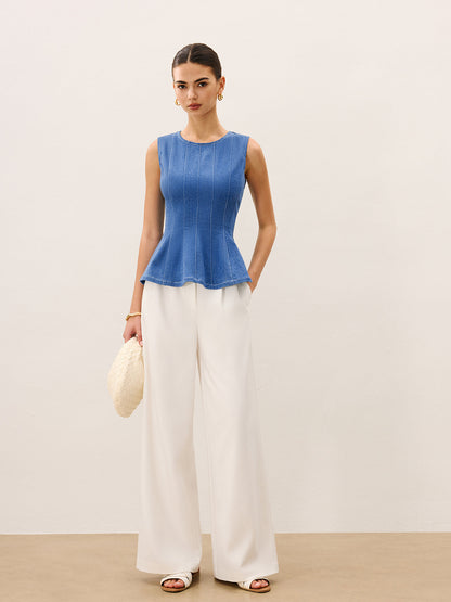 Kot Peplum Üst