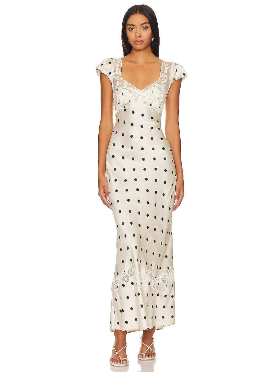 Vestido de primavera con estampado artístico - imagen 5
