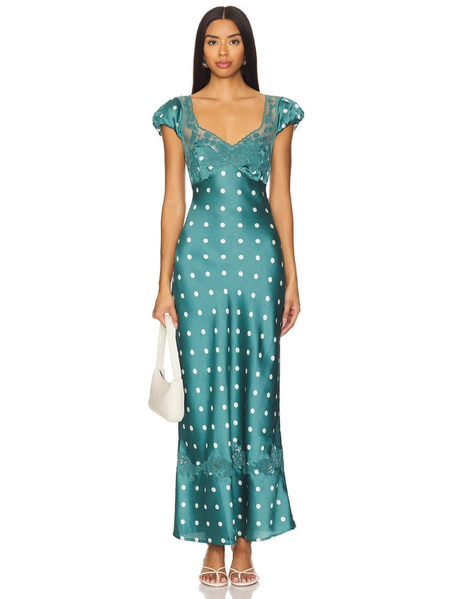 Vestido de primavera con estampado artístico - imagen 4